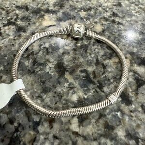 Pandora Sterling Silver Moments Bracelet 6 7/8 Inches
